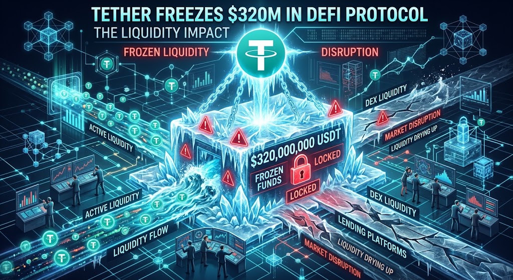 Tether Freezes $320M in DeFi Protocol: The Liquidity Impact