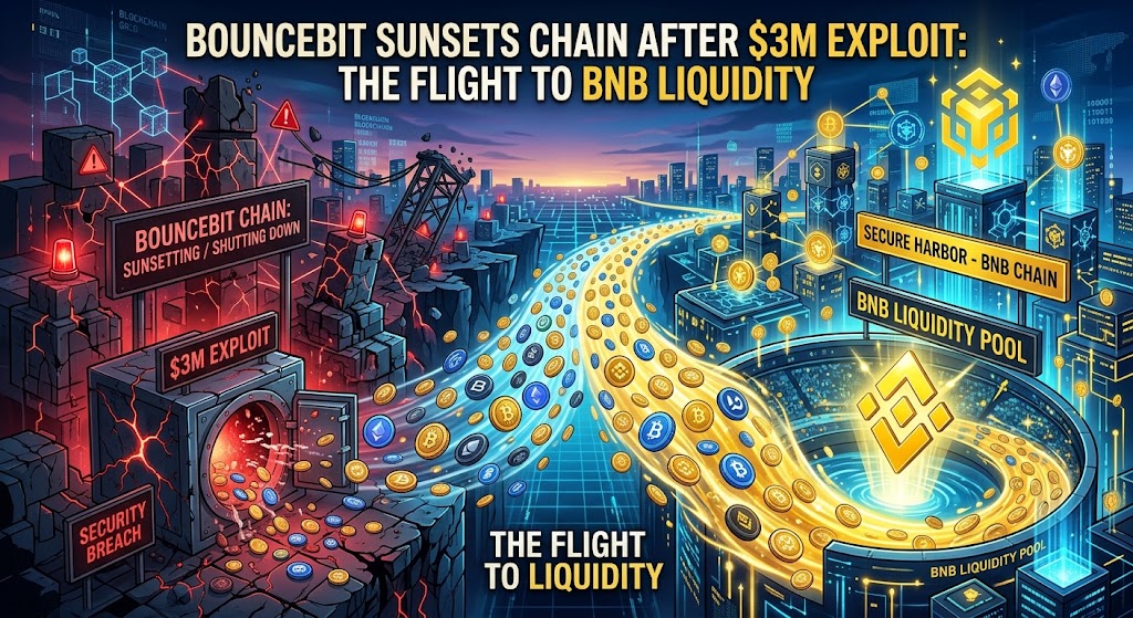 BounceBit Sunsets Chain After $3M Exploit: The Flight to BNB Liquidity