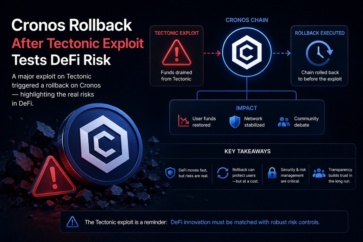 Cronos Rollback After Tectonic Exploit Tests DeFi Risk