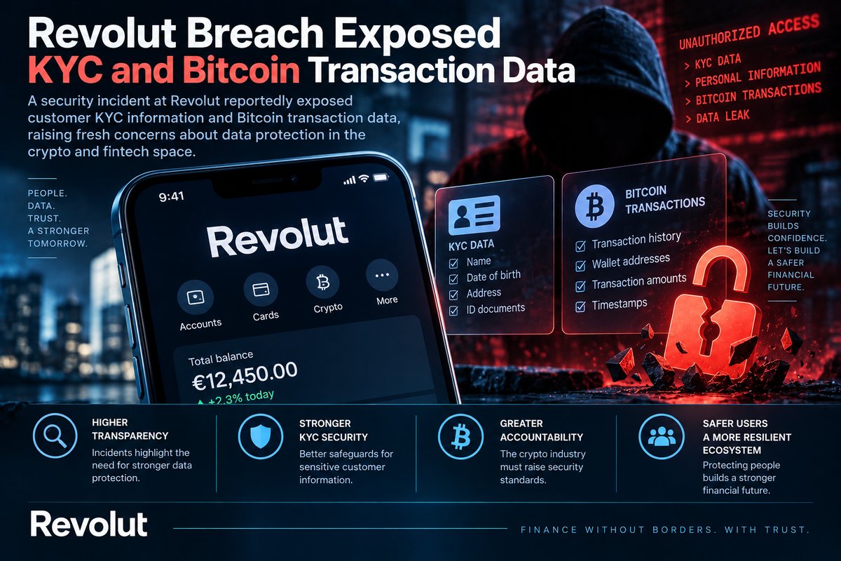 Revolut Breach Exposed KYC and Bitcoin Transaction Data